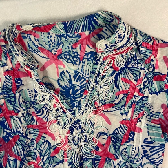 Lilly Pulitzer Sarasota Tunic She She Shells Small - Picture 3 of 8